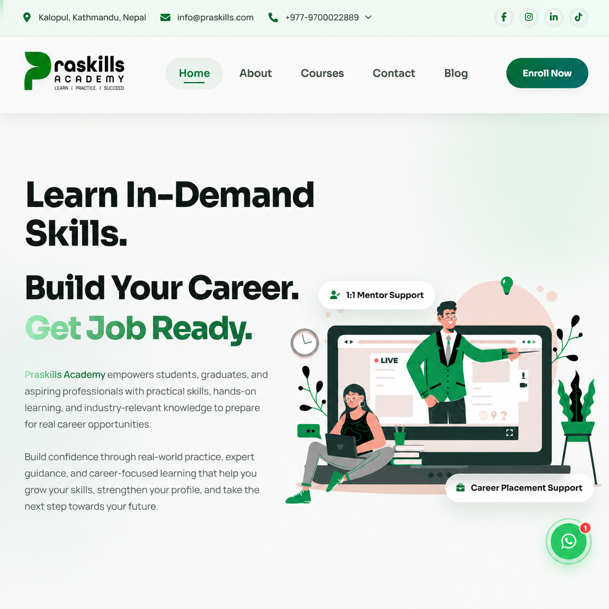 Praskills project preview